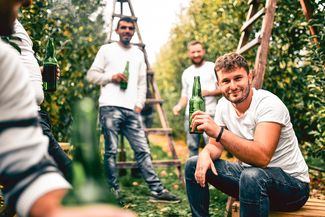 Bouteilles en verre pour la bière